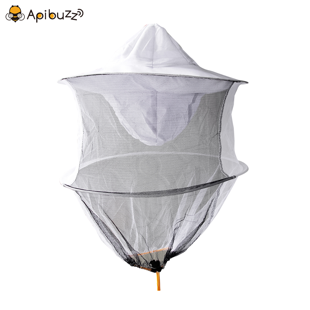 Fishing Equipment Tools - Topi Lebah Putih Lapis Ganda -