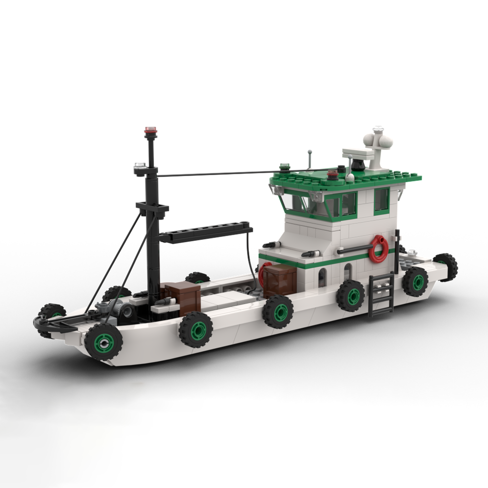 Fishing Equipment Gifts - Model Kapal Nelayan MOC Batu Bata