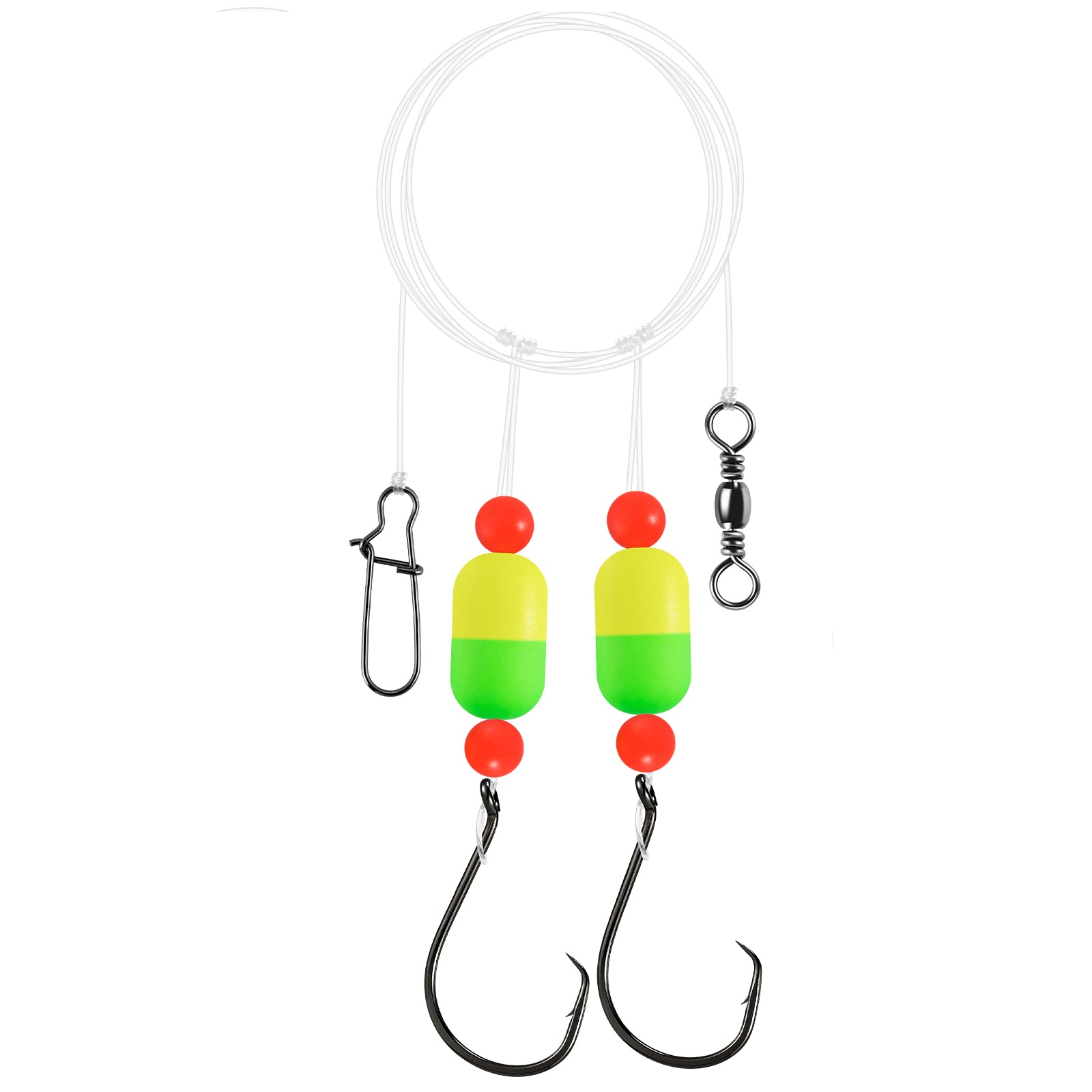 Snell Fishing Rig - 5pcs Rig Pompano 100cm untuk Surf