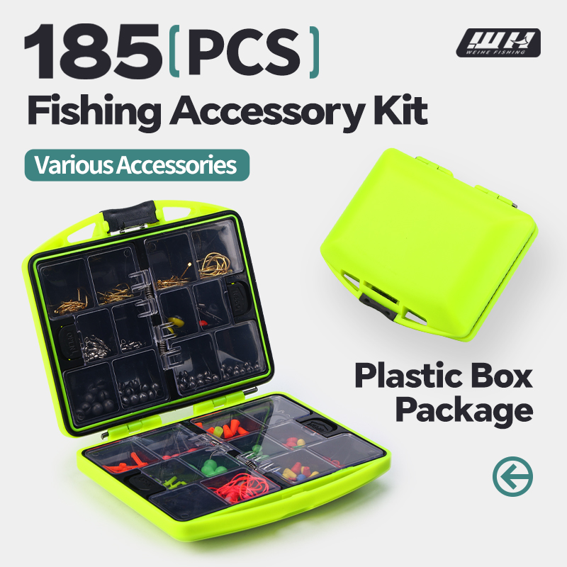 Fishing Equipment Storage - WEIHE 185pcs Set Kotak Aksesoris Pancing