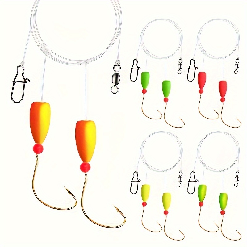 Snell Fishing Rig - 3 buah Rig Pompano memancing berselancar,