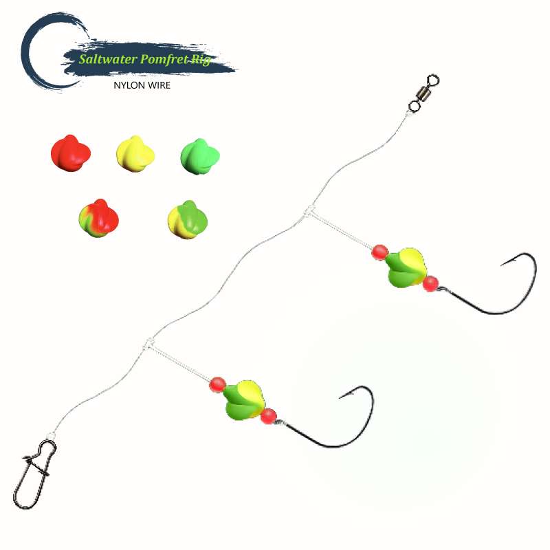 Snell Fishing Rig - 3/6Pcs Pompano Rigs Snell Float, Rig