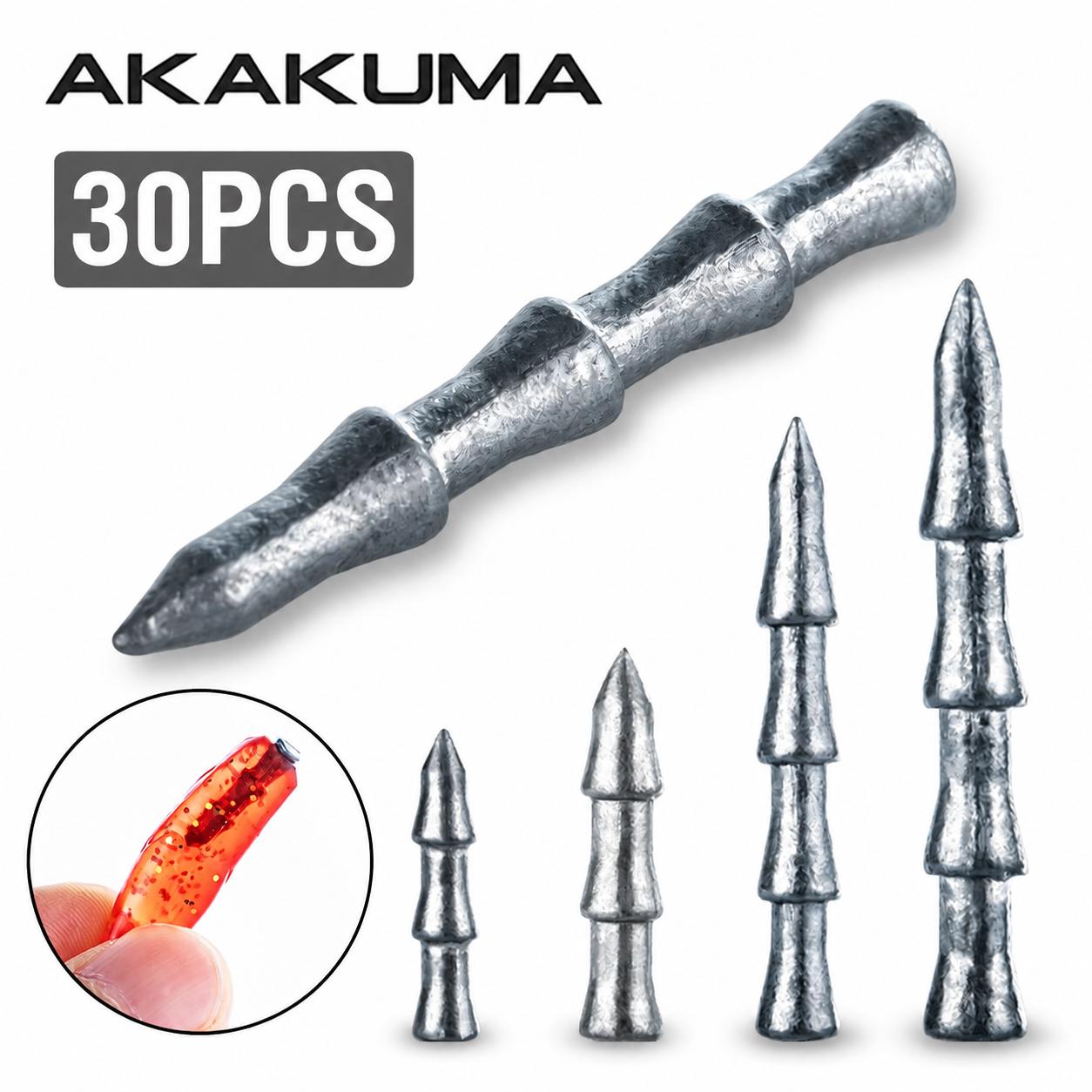 Fishing Quest - 30Pcs Pemberat Pancing Tungsten Kepadatan Tinggi