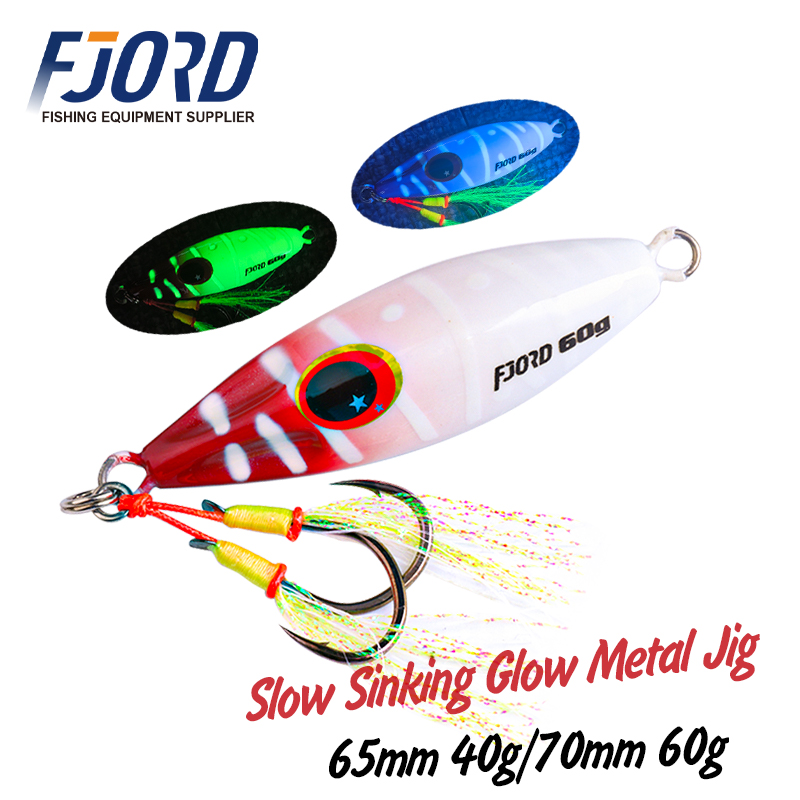 Fishing Equipment And Gear - FJORD umpan pancing logam 40g 60g,