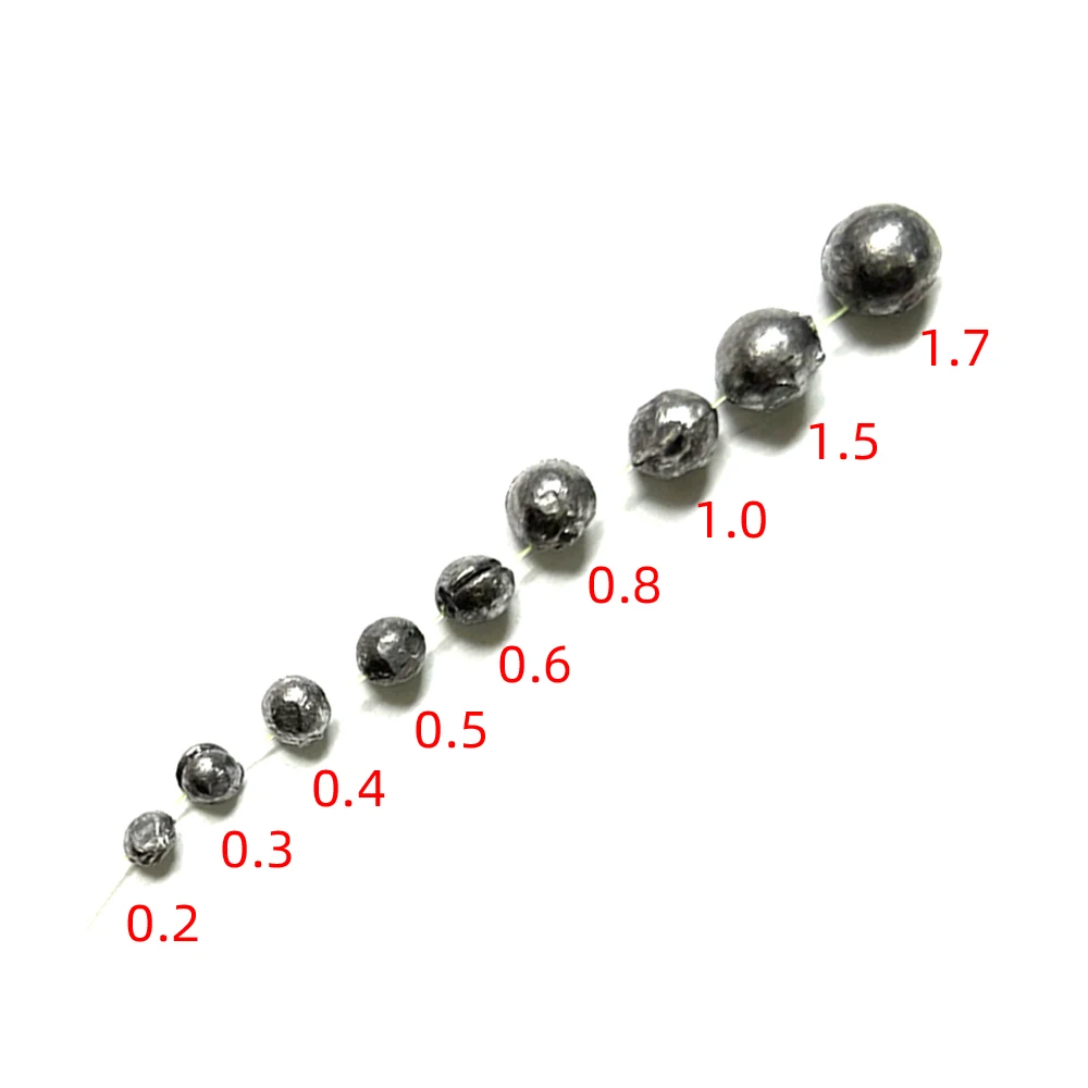 100 buah bulat Split Shot mema - Fishing Equipment Tools ulasan dan harga