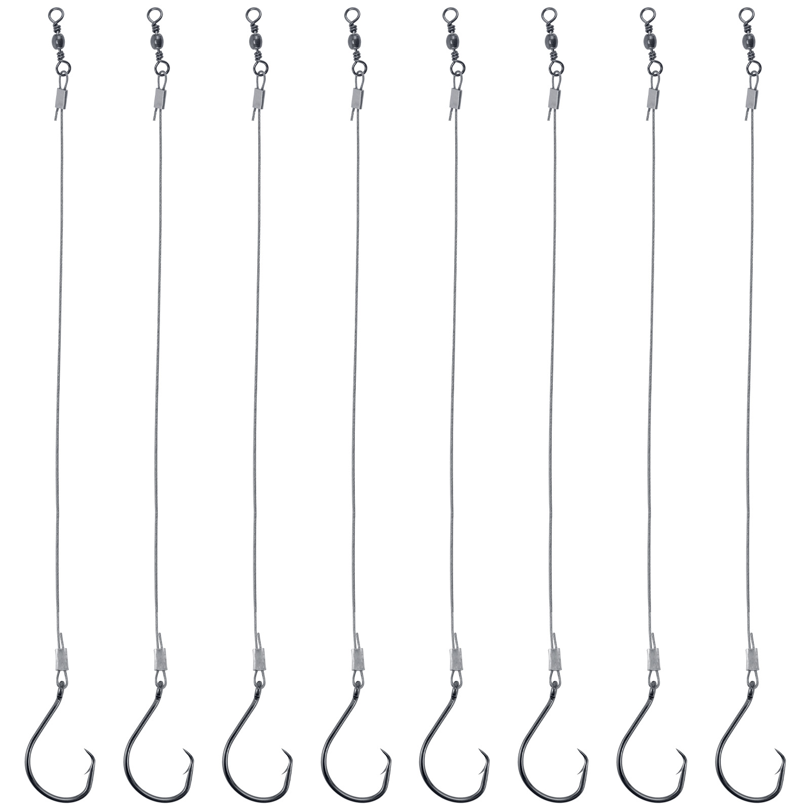 5pcs Rig Pancing Surf dengan K - Snell Fishing Rig ulasan dan harga