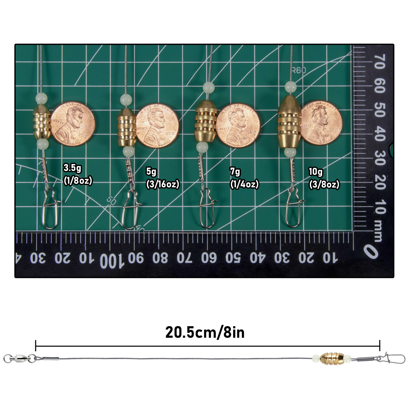 10pcs Carolina Rig Anti-bite F - Snell Fishing Rig ulasan dan harga