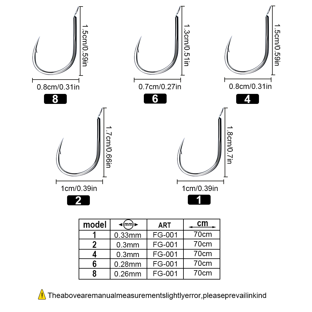 FTK 10PCS/pak 70cm Kail Pancin - Snell Fishing Rig ulasan dan harga
