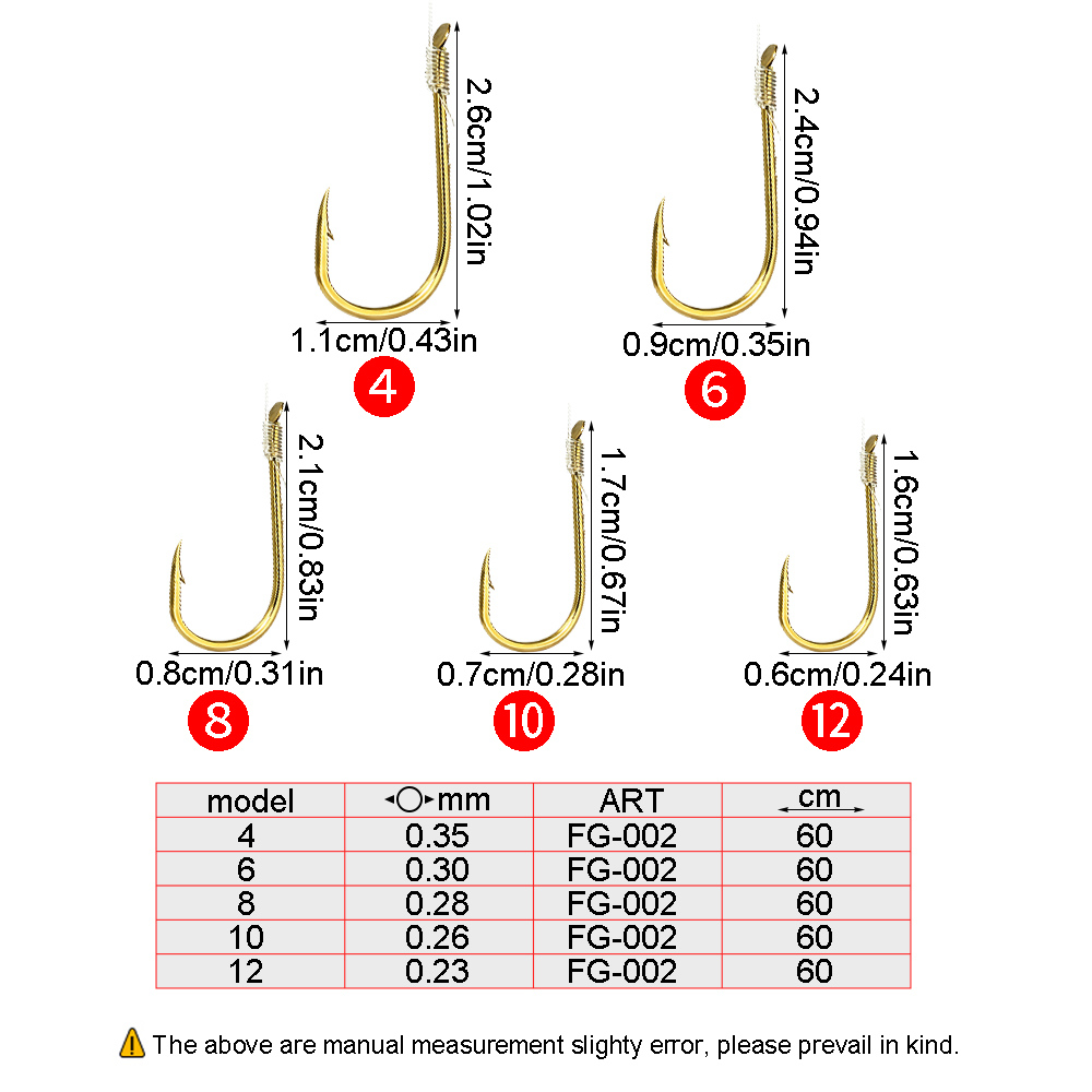FTK FG‑002 60Pcs Kail Pancing  - Snell Fishing Rig ulasan dan harga