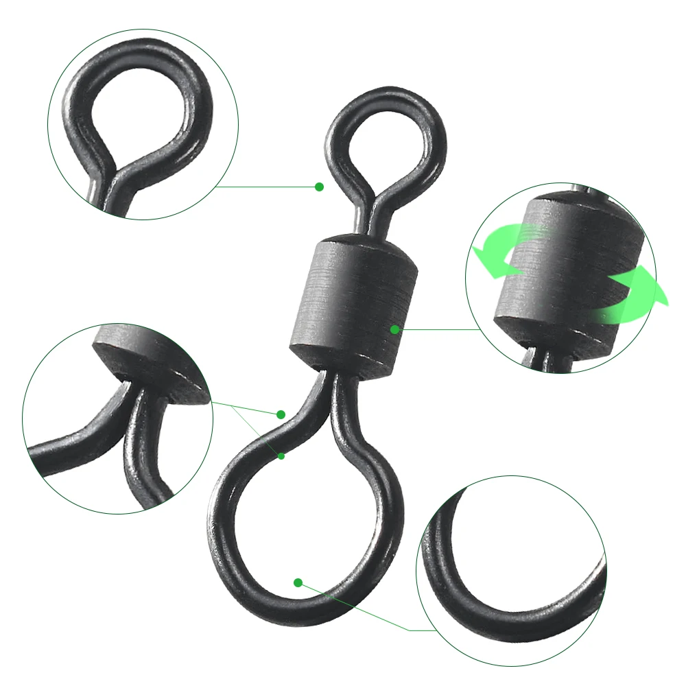 100pcs Swivel Pancing Ikan Mas - Fishing Quest ulasan dan harga