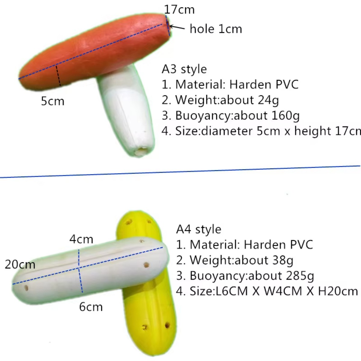 PVC keras busa mengambang ball - Fishing Equipment Tools ulasan dan harga